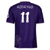 Maglia ufficiale Real Madrid Rodrygo 11 4th 2023-24 per Uomo